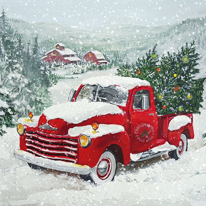 Servet, Ambiente Europe BV, napkin, cadeau, kerst, kerstmis, holidays, X-Mas, Christmas, Merry Christmas, feestdagen, Kerstdagen, winter, slee, pakjes, schoorsteen, koud, december, sneeuw, kerstboom, Christmas Tree, gingerbread, peperkoek, huis, house, ginger, tafelen, decoupage, servetvouwen, servetplakken, snow