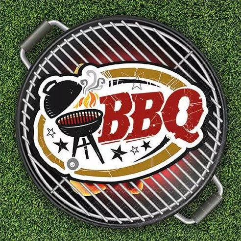 Servet BBQ, Ambiente, servet, servetten, napkin, napkins, BBQ, barbecue, barbeque, hamburger, worst, zomer, eten, bakken, braden, tuin, gril, grill