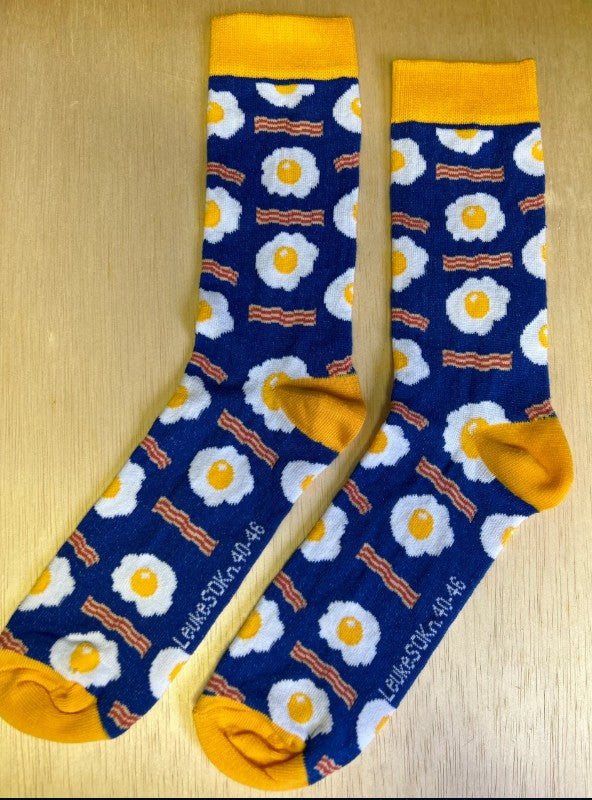 Sokken Eieren met spek