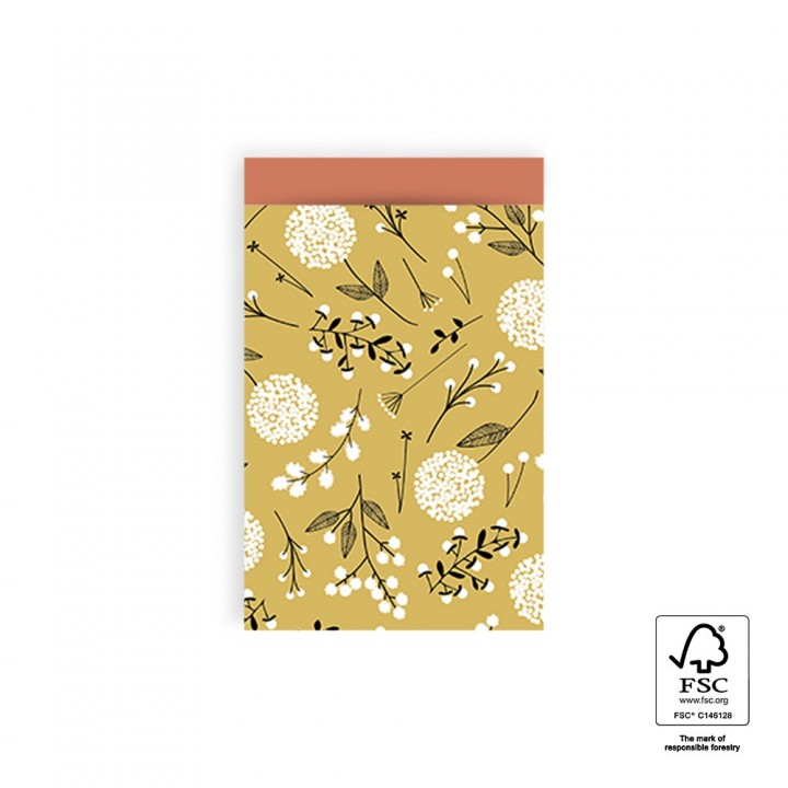 Gemakkelijk en mooi een kado/cadeau inpakken? Gebruik dan deze zakjes/giftbags. Plak het dicht met een mooie sluitsticker en je bent klaar. Je kunt dit zakje ook gebruiken om een wenskaart/ansichtkaart in te versturen. Veel leuker dan de standaard envelop. Deze zakjes worden per 5 verkocht. Kleur foto kan iets afwijken van origineel.