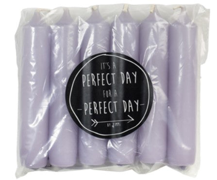 Korte kaars, dinerkaars, branden, sfeerlicht, kaars, kaarsen, candle, short candles, Rustik Lys, Rustik, lavendel, lavender