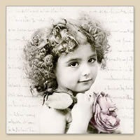 Servet, servetten, nostalgie, napkin, napkins, decoupage, oud, nostalgisch, French Girl, meisjes gezicht, meisje