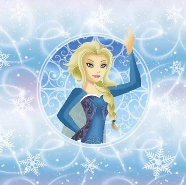 Servet Frozen Girl Kleur van origineel kan iets afwijken van foto Merk: Maki Pol-Mak Aantal servetten per pak: 20