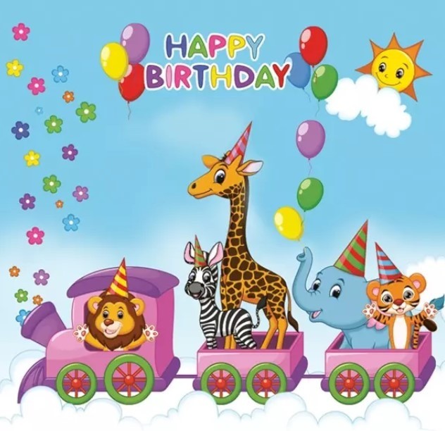 Servet Happy Birthday Train Kleur van origineel kan iets afwijken van foto Merk: Maki Pol-Mak Aantal servetten per pak: 20