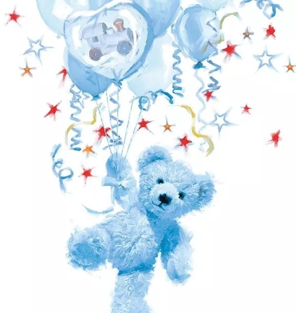 Servet Teddy Blue Kleur van origineel kan iets afwijken van foto Merk: Ambiente Aantal servetten per pak: 20