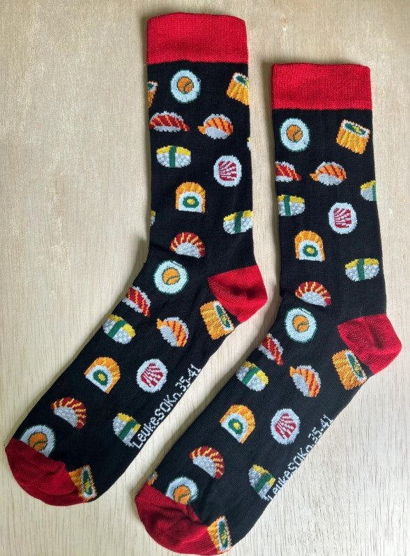 Sokken Sushi, Sushi, Japans eten, Japan, zalm, vis, Japanse keuken, zeewier, Oriëntaals, Aziatisch, Aziatisch eten, gerecht