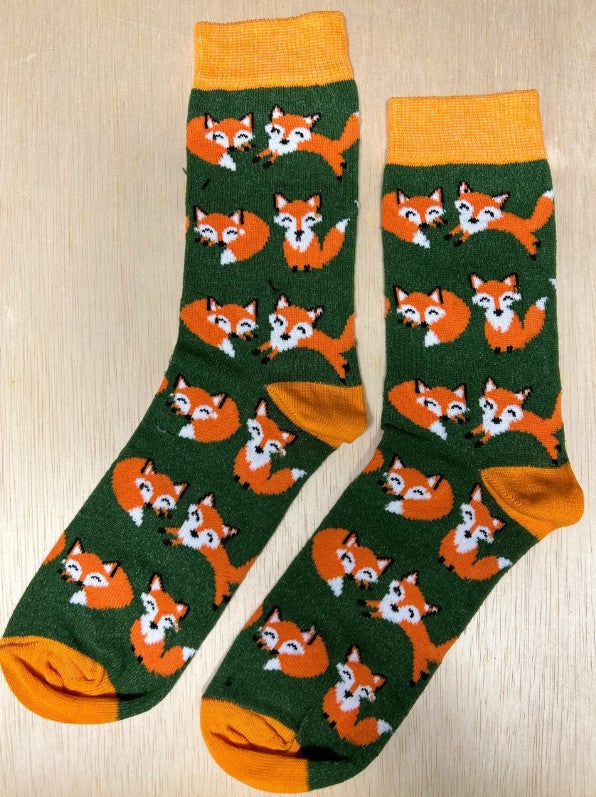 Sokken, sok, vos, vossen, vosjes, fox, bosdier, dier