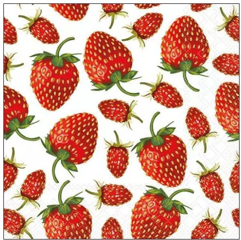 Servet, servetten, napkin, napkins, decoupage, plakken, hobby, Ambiente, cadeau, tafeldekken, tafel dekken, DIY, modpodge, tafeldecoratie, diner, lunch, eten, dinner, scrapbook, scrapbooking, aardbei, aardbeien, strawberries, fruit, winterkoning