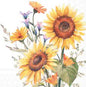 Servet, servetten, dineren, lunch, Ambiente, napkin, napkins, servetten, DIY, modpodge, tafelen, tafel dekken, natuur, decoupage, bloem, , boeket, bloemen, flower, flowers, tuinplanten, sunflowers, zonnebloemen, zonnebloem, zon