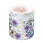 Kaars, Lunaria, candle, stompkaars, bloem, purple, zomer, boeket, kaarsbranden, flower, Ambiente