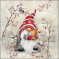 Servet, servetten, napkin, napkins, winter, kerst, sneeuw, tafelen, drinken, decoupage, konijn, rabbit, squirrel, gnomen, gnoom, kabouter, trol, trollen, baard, muts, langemuts, snow, tafeldekken, dwarf, dwerg, dwergen, knuffelen, hug, omhelzen, Ambiente