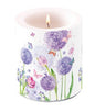 Flower beauty, Kaars, candle, stompkaars, bloem, purple, zomer, boeket, kaarsbranden, flower, Ambiente, bloemen, flowers, mooi, beauty, beaufitul, schoonheid, distel, vlinders, paars