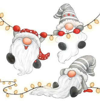 Winter, sneeuw, snow, funny, cute, decoupage, tafelen, tafeldekken, Ambiente, servet, napkin, servetten, napkins, koud, feestdagen, kerst, Christmas, Holidays, napkins, servetplakken, cold, X-Mas, kerstmis, DIY, plakken, gnoom, ghomen, wichtel, wichtels, kabouter, kerstkabouter, lichtsnoer, lichtstreng, lampjes, lampen, baard