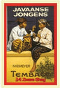Garage, muurdecoratie, nostalgisch, nostalgie, reclame, reclamebord, blikken bord, metalen bord, Javaanse jongens, Java, sigaret, sigaretten, sigaar, sigaren, Niemeijer