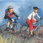 Kaart Pedal Power, wenskaart, pedal, fiets, fietsen, bike, fietshelm, fietsroute, cycle, mountainbike, racefiets, racen, race, kaartje sturen, kaart, kaarten, card, cards, notecard, Alex Clark, felicitatiekaart