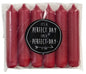 Korte kaars, dinerkaars, branden, sfeerlicht, kaars, kaarsen, candle, short candles, Rustik Lys, antique red, red, rood, antiek rood, antiek, donkerrood, antique, kortedinerkaars