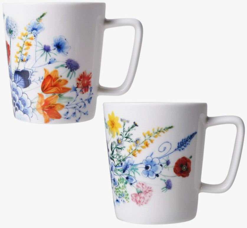 Koffiemok Wildbloemen - set van 2
