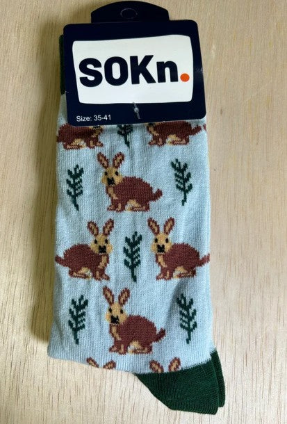 Sokken Konijnen Lichtblauw