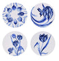 Onderzetters, coasters, coaster, onderzetter, Heinen Delfts blauw, Delfts blauw, Delft, tulp, tulpen, tulip, tulips, glasonderzetter, Van Heinen