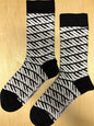 Sokken, Pianotoetsen, Sok, sock, socks, stocking, piano, piantoets, zwartwit, vleugel, muziek, muziekinstrument, music, concert