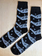 Sokken, Sok, sock, socks, stocking, leuke sokn, leuke sokken, grappige sokken, piano, piantoets, Pianotoetsen, zwartwit, vleugel, muziek, muziekinstrument, music, concert