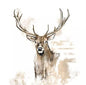Servet Antlers, rendier, reindeer, hert, Ambiente, decoupage, winter, koud, gewei, Scandinavië, sneeuw, snow, tafelen, tafeldekken, servetten, napkins, napkin, servet