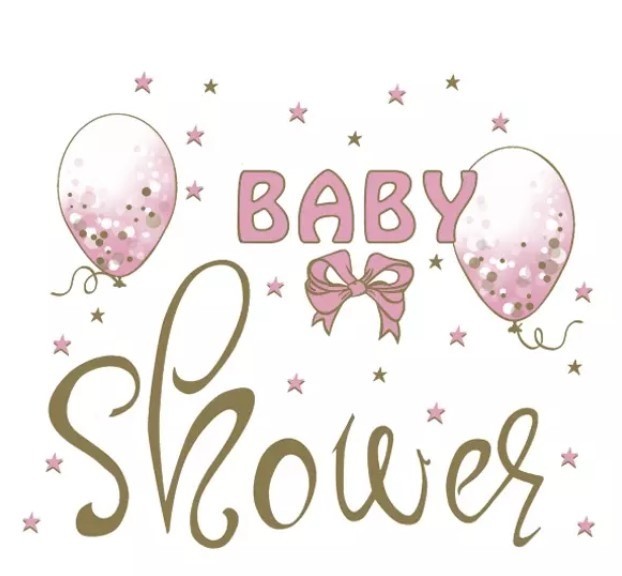 Servet Baby Shower pink