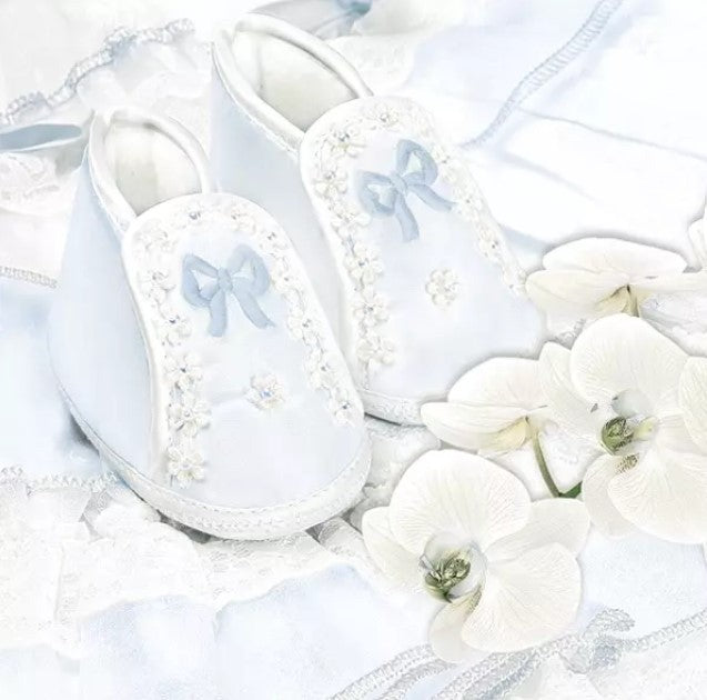 Servet Christening Shoes Blue