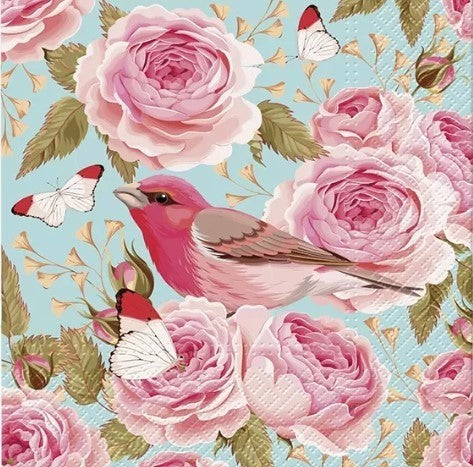 Servet English Roses Bird