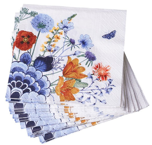 Servet, servetten, dineren, lunch, Heinen, Heinen Delfts Blauw, napkin, napkins, servetten, DIY, modpodge, tafelen, tafel dekken, natuur, decoupage, bloem, , boeket, bloemen, flower, flowers, tuinplanten, wildbloemen, wildbloem, wildpluk