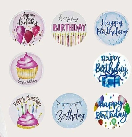 Stickers Happy Birthday