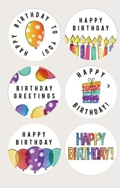 Stickers Happy Birthday mix